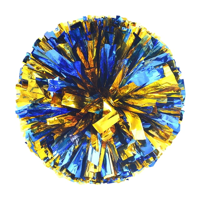 Binwennn Cheerleading Handheld Colorful Flowers Sports Activities Performance Cheering Supplies Round Colorful Lightweight Double Finger Buckle Design Off