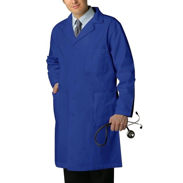 Adar Universal Manteaux de Laboratoire pour Hommes - Manteau de Labo Classique 39 Pouces