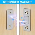 thumbnail image 4 of 4 Pack Magnetic Door Catch, Ultra Thin Cabinet Magnets Stainless Steel Cabinet Door Magnetic Catch, Adhesive Cabinet Door Magnets for Kitchen Closet Drawer Magnetic Cabinet Latch, 4 of 7