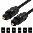 thumbnail image 2 of HEVIRGO 1PC 7.1 Surround Sound Fiber Optical Digital Toslink Audio Cable Speaker TV Cord, 2 of 10