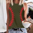 thumbnail image 5 of Birdeem Débardeur Ajusté à Imprimé Floral pour Femmes, Col Rond, Sans Manches, à Blocs, Tunique, T-Shirt, Hauts, 5 of 5