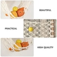 thumbnail image 3 of CIMAXIC Fruit Vegetable Macrame Hammock Handwoven Hammock for Home Kitchen Storage,11.81"X19.69"X1.18", 3 of 5