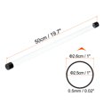 thumbnail image 2 of Unique Bargains 50cm Length Fishing Floating Tube, 5 Pack 25mm Inner Dia Plastic Round Fix Fish Buoy Tubing, Clear, 2 of 4