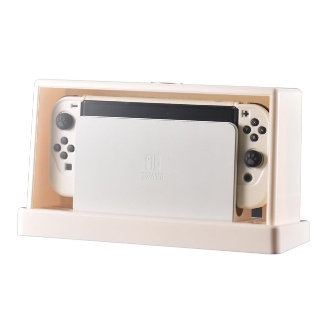 Dust Cover and Display Stand for Nintendo Switch/OLED - Showcase and SD Card Storage Display Box Base