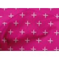 thumbnail image 4 of oneOone Cotton Cambric Fabric Plus Sign Kasuri Printed Craft Fabric BTY 56 Inch Wide, 4 of 4