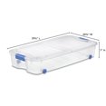 thumbnail image 3 of Sterilite 62 Liter Ultra™ Wheeled Underbed Storage Box, 3 of 4