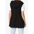 thumbnail image 2 of TheMogan Women's S~3X Drawstring Loose Fit Utility Vest Sleeveless Military Jacket, 2 of 7
