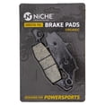thumbnail image 3 of Niche Complete Organic Brake Pad Set for Suzuki SV650S Motorcycle MK1002506, 3 of 9