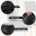 thumbnail image 4 of REGALWOVEN Stretch Spandex Dining Chair Cover Chair Seat Slipcover, Black, 4 of 9
