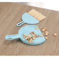 thumbnail image 3 of Zhuge Small Broom and Dustpan Set Mini Dustpan and Brush, Hand Broom and Dustpan Set, Mini Broom and Dustpan Set for Home/Camping/Pets/Dorm (Blue), 3 of 3
