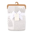 thumbnail image 4 of Couverture bébé George Baby Grey en chenille 76 x 102 cm, 4 of 4