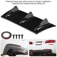 thumbnail image 4 of Rear Bumper Diffuser,, Bumper Chassis Lip, Black Uv-protected Durable  For Vehical, 4 of 8