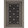 thumbnail image 4 of Safavieh Veranda Tapis Intérieur Extérieur Noir - 4 Pieds x 5 Pieds7 Pouces, 4 of 5