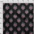 thumbnail image 2 of oneOone Silk Tabby Fabric Leaves|Floral & Paisley Block Print Fabric BTY 42 Inch Wide, 2 of 4