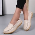 thumbnail image 2 of Dakaela Mocassins pour Femmes à Enfiler, Décontractés, Conduite, Travail, Plats, Bout Rond, Chaussures de Marche, Beige, 8, 2 of 6