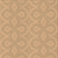 thumbnail image 1 of Ahgly Company Machine Washable Indoor Square Transitional Yellow Orange Area Rugs, 6' Square, 1 of 7