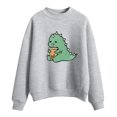 thumbnail image 1 of IROINID Rabais Vêtements d'Hiver pour Femmes Chandails à Capuchon d'Hiver Chandails Aguichant Col Rond Manches Longues Hauts Blouse Imprimée Régulière, Gris, 1 of 3
