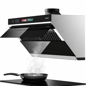 BRANO 36 in. Under Cabinet Range Hood, 900 CFM Stainless Steel Kitchen Vent Hood with Voice/Gesture/Touch Control, 4-Speed Fan, LED Lights, Dishwasher-Safe Baffle Filters, Ducted/Ductless Convertible