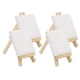 thumbnail image 2 of Mini Canvas Wood Easel Set for Art Painting Drawing Craft Wedding Home Decoration, 2 of 5