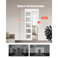 thumbnail image 3 of VEVOR Sliding Pocket Door 36" x 80" 5-Lite Frosted Glass Single Sliding Door, 3 of 9