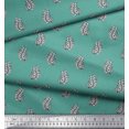 thumbnail image 2 of Soimoi Satin Silk Fabric Paisley Block Decor Fabric Printed Yard 42 Inch Wide, 2 of 3