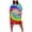 Green, variant on fartey Women Plus Size Sundresses 2023 Trendy Baggy Tie Dye Print Pockets Mini Dresses Lounge V Neck Short Sleeve Vacation Dress, L-5XL