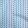 thumbnail image 1 of oneOone Viscose Chiffon Turquoise Blue Fabric Asian Ikat Sewing Craft Projects Fabric Prints By Yard 42 Inch Wide, 1 of 3