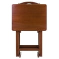 thumbnail image 2 of Winsome Alex 5-PC Snack Table Set in Walnut finish, 2 of 9