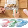 thumbnail image 1 of Cagogo under $5 3Pcs Bag Sealer, Portable Mini Heat Sealing Machine, Handheld Impulse Sealer for Plastic Bags, Food Bag Sealer Preserver, Snack Sealing Machine, Kitchen Tool, Food Saver, 1 of 9