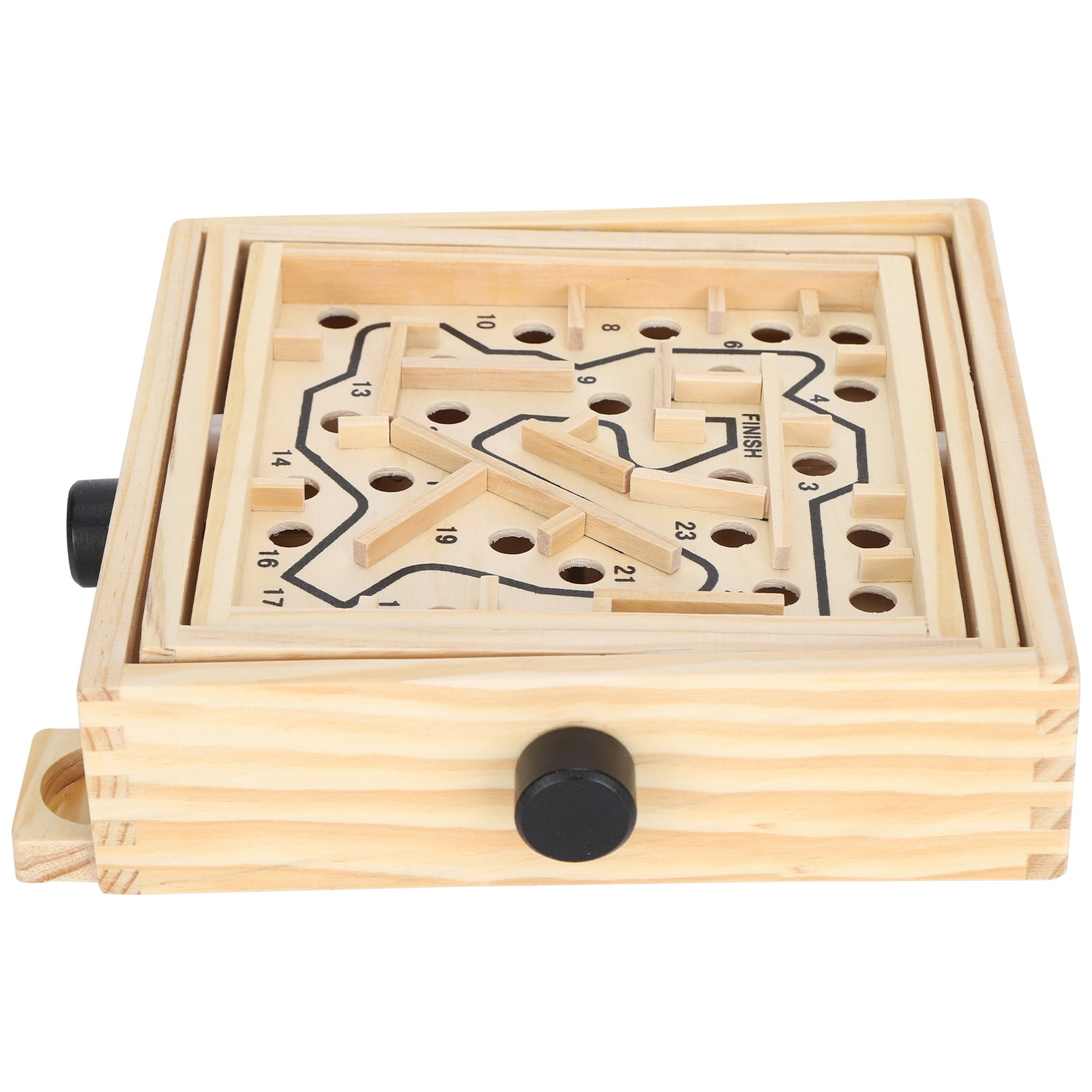 Wooden Labyrinth Board Game, Funny Challenging Wooden Maze Puzzle Game, Exquisite For Party Game Children Parent-Child Educational Toy Gifts