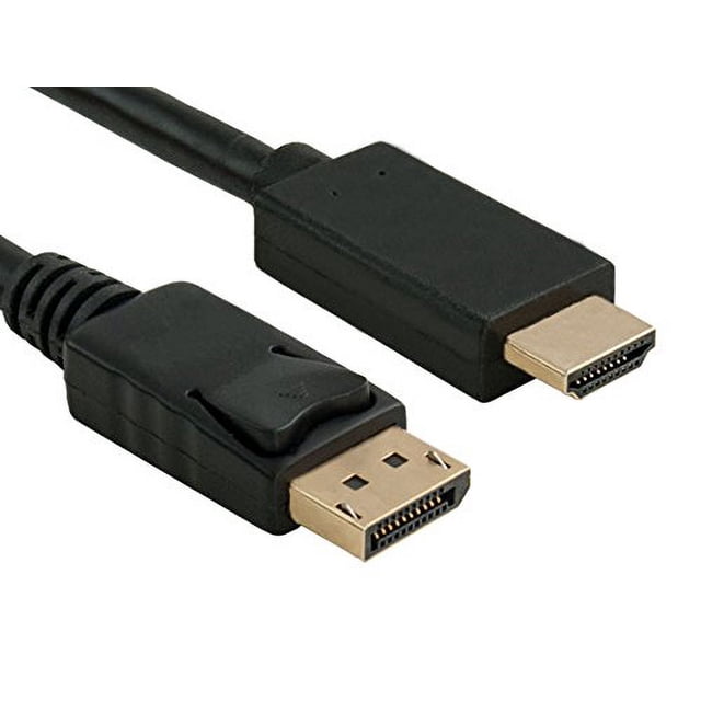 Cable Leader 3ft Gold Plated Premium DisplayPort 1.2 to 4K HDMI Male to Male Cable