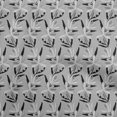 thumbnail image 1 of oneOone Velvet Gray Fabric Floral Sewing Craft Projects Fabric Prints By Yard 58 Inch Wide, 1 of 4