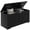 Black, variant on HOMCOM Storage Chest for Living Room, Storage Bench, 39.4"W, Grey