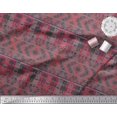 thumbnail image 3 of Soimoi Poly Georgette Fabric Check & Damask Ethnic Decor Fabric Printed Yard 42 Inch Wide, 3 of 3