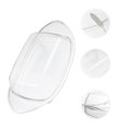 thumbnail image 2 of Butter Dish Plastic Butter Storage Box Butter Container Fruit Dessert Plate, 2 of 6