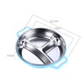 thumbnail image 1 of Tableware,Children's Plate Stainless Steel Children Plate Kids Plate Professionally Tested, 1 of 2