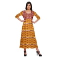 thumbnail image 1 of Moomaya Kurti Ligne A pour Femmes Kurti Longue Imprimée Robe Haut Indien pour Femmes, 1 of 5