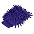 thumbnail image 1 of Unique Bargains Reusable Scratch-Free Cleaning Gloves Microfiber Chenille Mitts, Dark Blue, 1 of 5