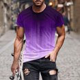 thumbnail image 1 of Qertyioot T-shirt à Manches Courtes pour Hommes à Imprimé, Col Rond, Mode Décontractée, Manches Courtes, Liquidation, 1 of 5