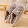 thumbnail image 1 of Pantoufles d'Intérieur en Molleton pour Hommes Adultes Pantoufles Chaudes Pantoufles d'Hiver Hommes Pantoufles de Maison d'Hiver Chaussures d'Intérieur Pantoufles d'Intérieur en Molleton pour Hommes 7.5, 1 of 2