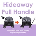 thumbnail image 3 of Baby Trend Navigator® 2-in-1 Stroller Wagon with 2 Built-in Seats, Adjustable Dual Canopies, and Push/Pull Modes.  110 lb Capacity, 3 of 9
