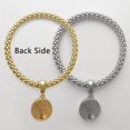 thumbnail image 2 of Morse Code Care Dot-line Representation Lover Bracelet Bangle Pendant Jewelry Couple Chain, 2 of 3