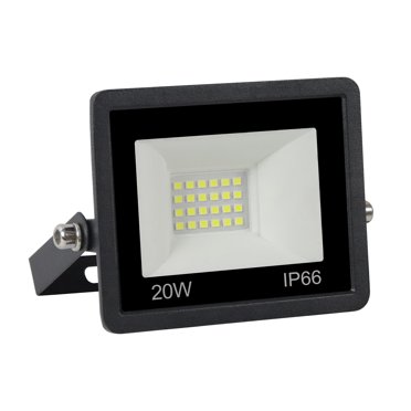 C180-240V 20W 24LED Floodlight Projecteur en S Éclairage Extérieur IP66 Étanche pour Cour Arrière Jardin Entrée Patio Clôture