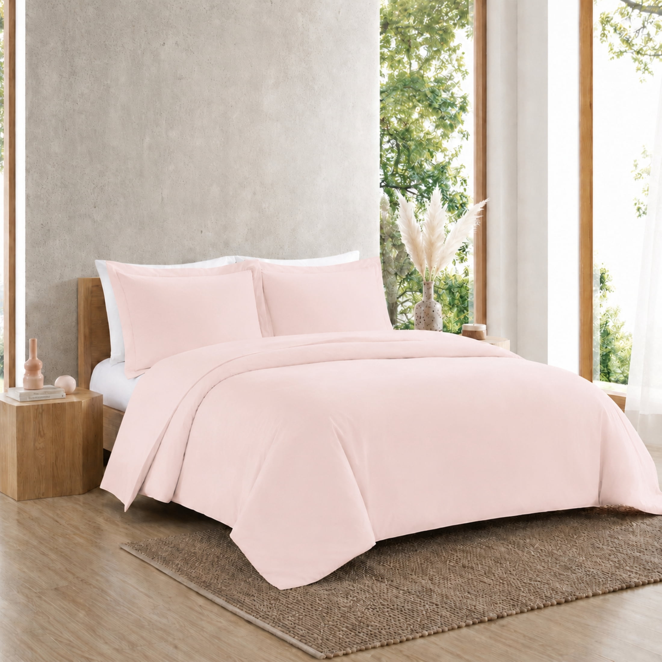 Swift Home Ultra Soft Solid Duvet Cover Set, Twin
