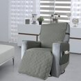thumbnail image 4 of yuksok Coussin de Sofa Imperméable Résistant Lavable Housse de Fauteuil Inclinable pour Salon Chambre Gris Clair P, 4 of 9