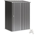 thumbnail image 1 of Outsunny 5'x3' Outdoor Storage Shed w/ Single Door, Black, 1 of 10