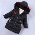thumbnail image 2 of QIPOPIQ Girls' Long Winter Coat Parka Water Resistant Warm Puffer Jacket Clearance, 2 of 4