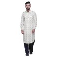 thumbnail image 2 of Atasi Printed Pathani Kurta With Salwar For Men Indian Summer Ethnic Set, 2 of 5