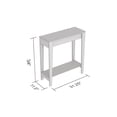 thumbnail image 2 of Safdie & Co. Table Console 31L Bois Brun Récupéré 1 Étagère, 2 of 4
