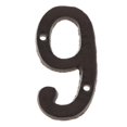 thumbnail image 4 of veasfak 0-9 In House Numbers Hotel Home Door Metal Plating Number Digits Signage Address Number 9, 4 of 9